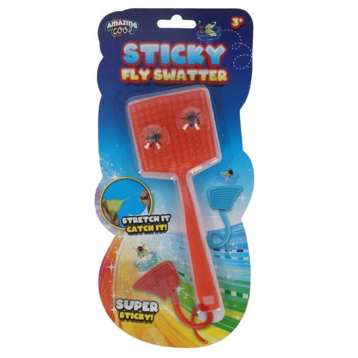 Amazing cool sticky vliegenmepper + 2 vliegen  assorti - Afbeelding 4