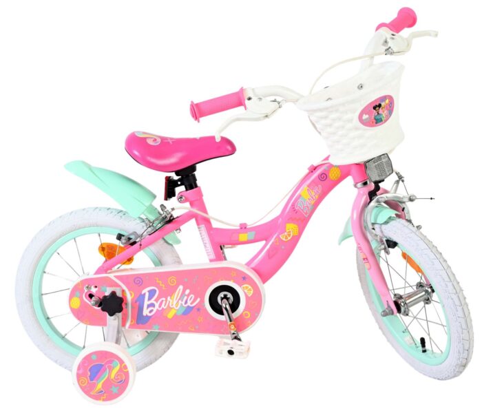 Barbie Kinderfiets - Meisjes - 14 inch - Roze - Twee handremmen - Afbeelding 10