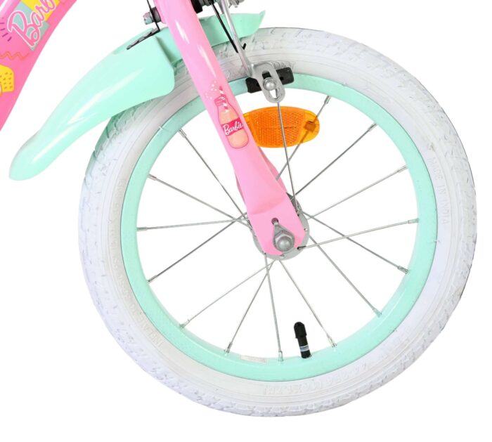 Barbie Kinderfiets - Meisjes - 14 inch - Roze - Twee handremmen - Afbeelding 3