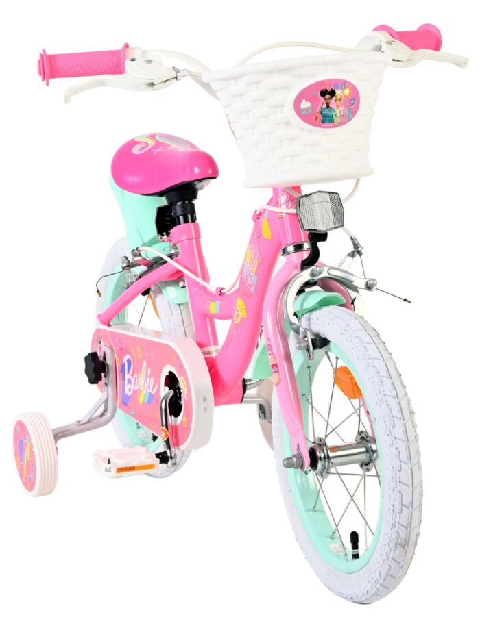 Barbie Kinderfiets - Meisjes - 14 inch - Roze - Twee handremmen - Afbeelding 5
