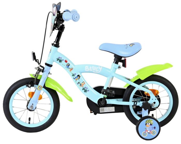Bluey Kinderfiets - Uni- 12 inch - Blauw - Afbeelding 7