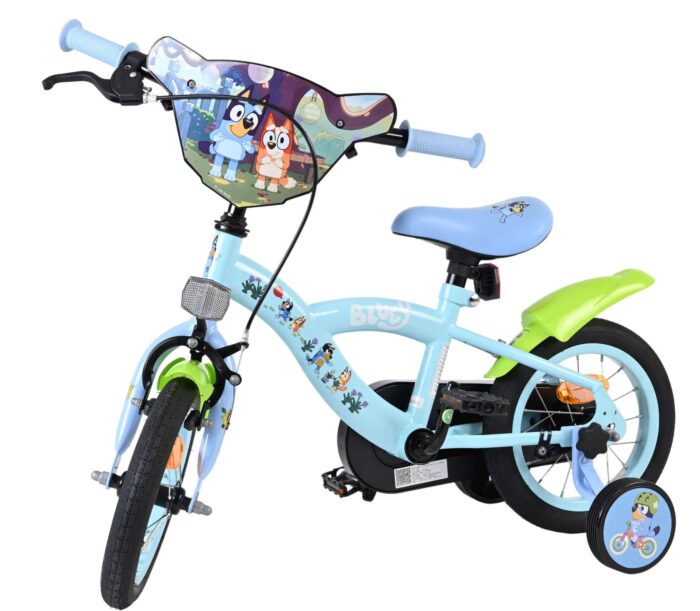 Bluey Kinderfiets - Uni- 12 inch - Blauw - Afbeelding 8