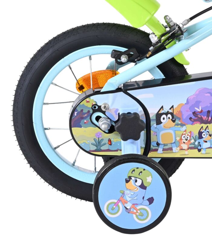 Bluey Kinderfiets 12 inch - Lichtblauw - Twee handremmen - Afbeelding 2