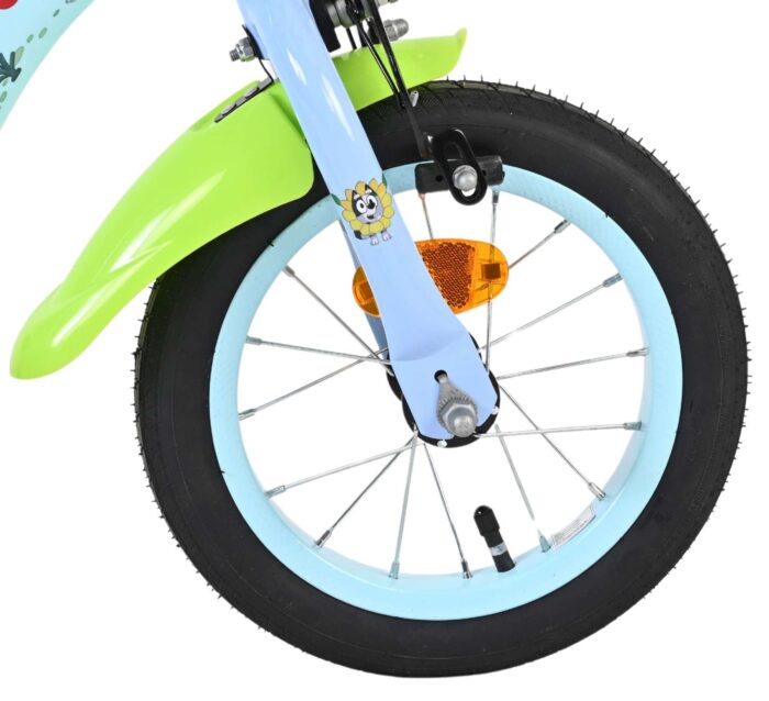 Bluey Kinderfiets 12 inch - Lichtblauw - Twee handremmen - Afbeelding 3