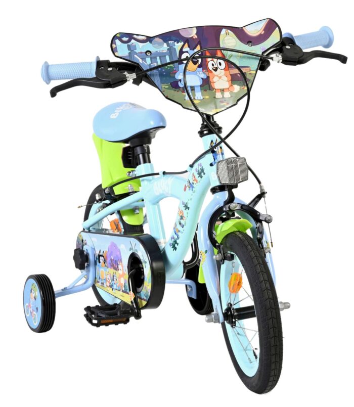 Bluey Kinderfiets 12 inch - Lichtblauw - Twee handremmen - Afbeelding 5