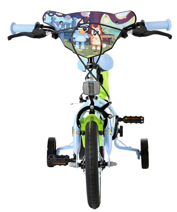 Bluey Kinderfiets 12 inch - Lichtblauw - Twee handremmen - Afbeelding 6