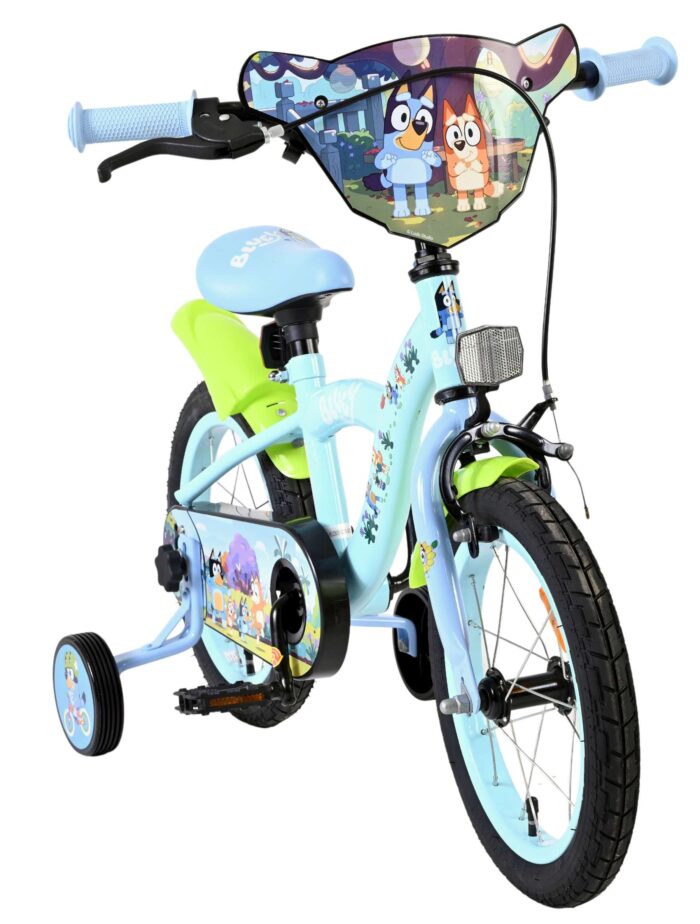 Bluey Kinderfiets - 14 inch - Lichtblauw - Afbeelding 5