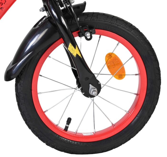 Disney Cars Kinderfiets - Jongens - 14 inch - Rood - Twee handremmen - Afbeelding 3