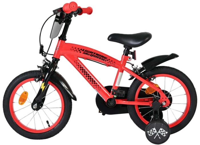 Disney Cars Kinderfiets - Jongens - 14 inch - Rood - Twee handremmen - Afbeelding 7