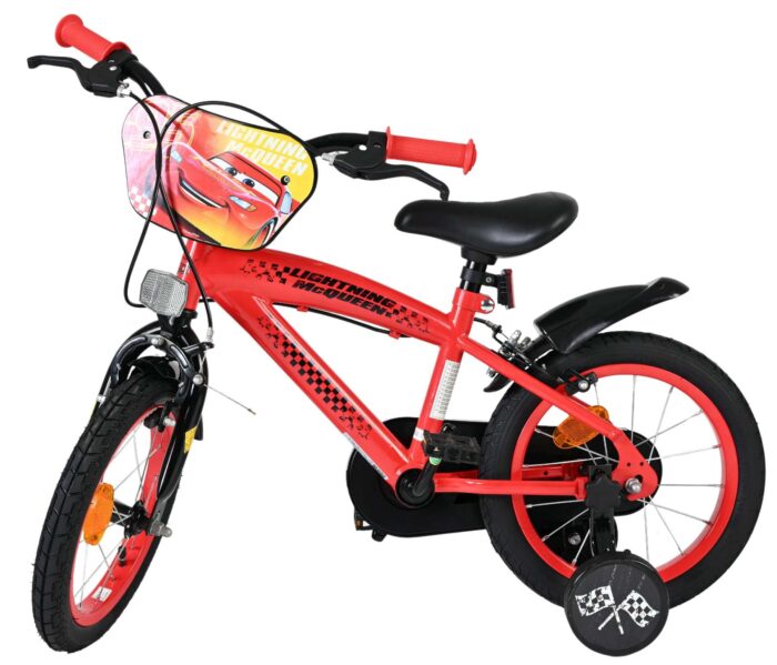 Disney Cars Kinderfiets - Jongens - 14 inch - Rood - Twee handremmen - Afbeelding 8