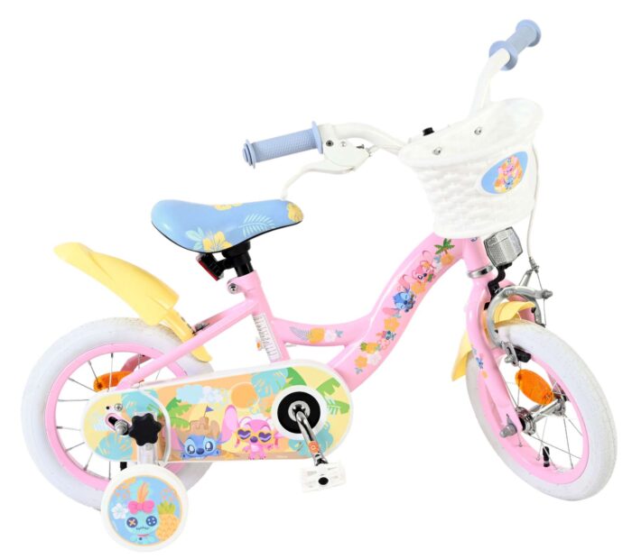 Disney Stitch Kinderfiets - Meisjes - 12 inch - Roze - Afbeelding 10