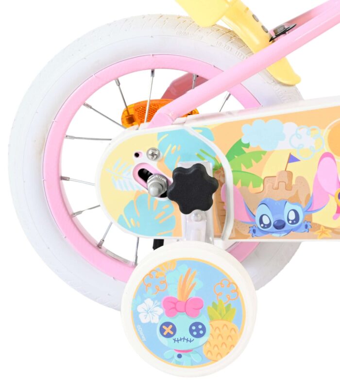 Disney Stitch Kinderfiets - Meisjes - 12 inch - Roze - Afbeelding 2