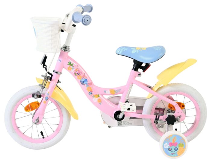 Disney Stitch Kinderfiets - Meisjes - 12 inch - Roze - Afbeelding 7
