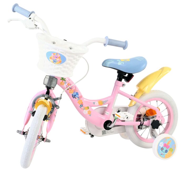 Disney Stitch Kinderfiets - Meisjes - 12 inch - Roze - Afbeelding 8