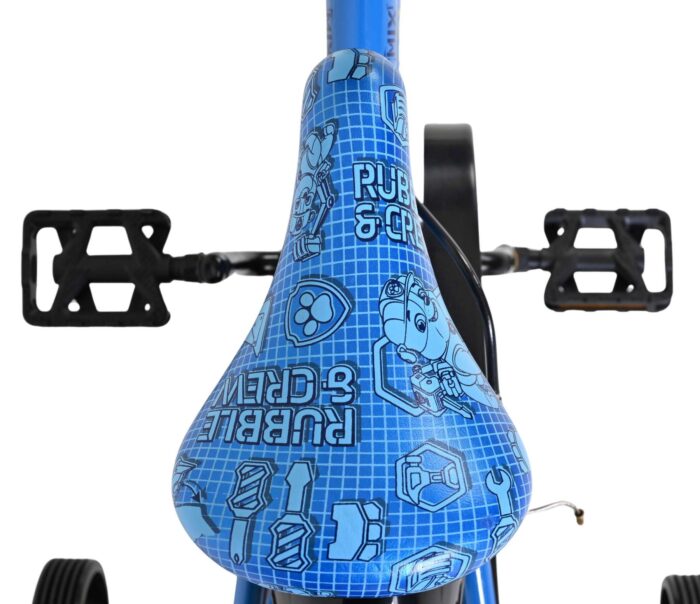 Rubble & Crew Kinderfiets - Jongens - 14 inch - Blauw - Twee handremmen - Afbeelding 4