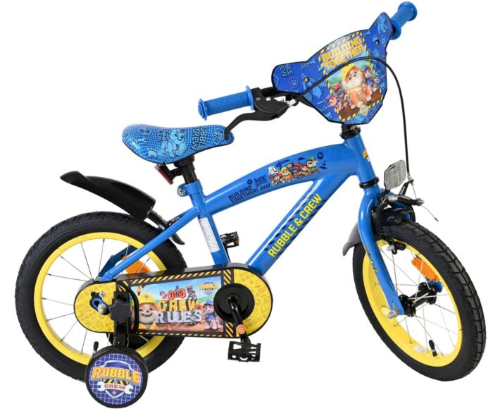 Rubble & Crew - Kinderfiets - Jongens - 14 inch - Blauw - Afbeelding 10