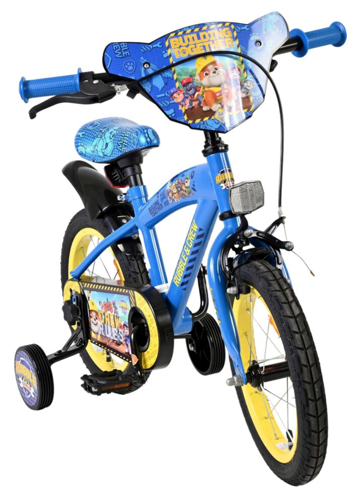 Rubble & Crew - Kinderfiets - Jongens - 14 inch - Blauw - Afbeelding 5