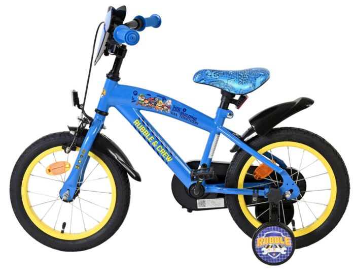 Rubble & Crew - Kinderfiets - Jongens - 14 inch - Blauw - Afbeelding 7