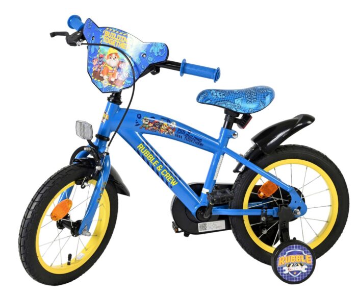 Rubble & Crew - Kinderfiets - Jongens - 14 inch - Blauw - Afbeelding 8