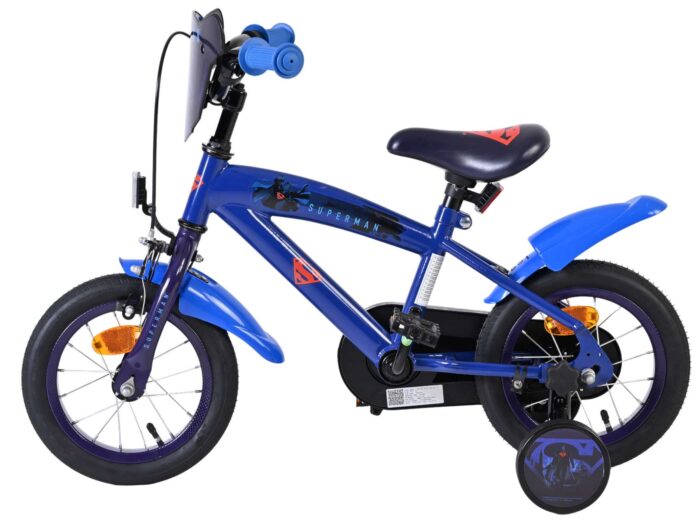 Superman Kinderfiets - Jongens - 12 inch - Blauw - Afbeelding 7