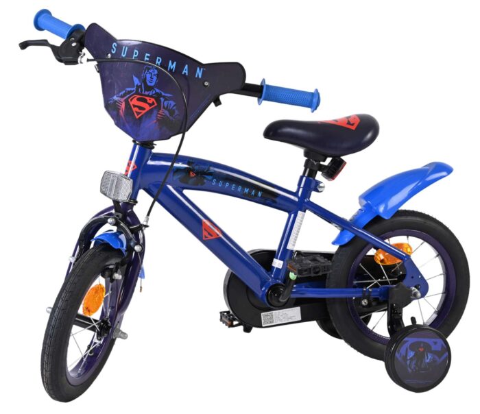 Superman Kinderfiets - Jongens - 12 inch - Blauw - Afbeelding 8