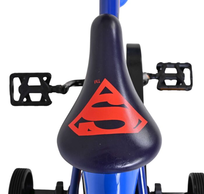 Superman Kinderfiets - Jongens - 14 inch - Blauw - Afbeelding 4