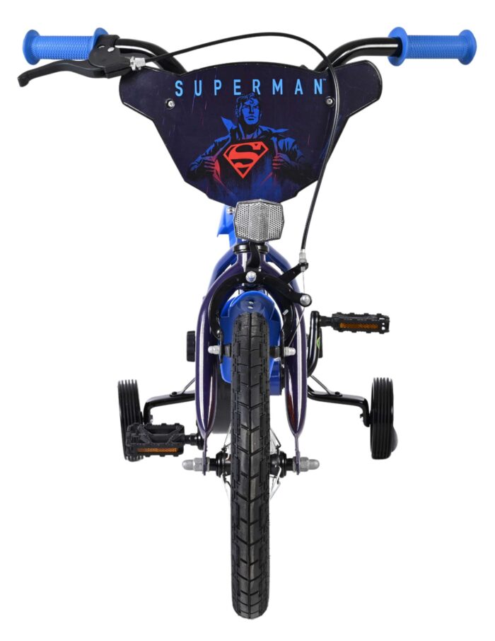 Superman Kinderfiets - Jongens - 14 inch - Blauw - Afbeelding 6