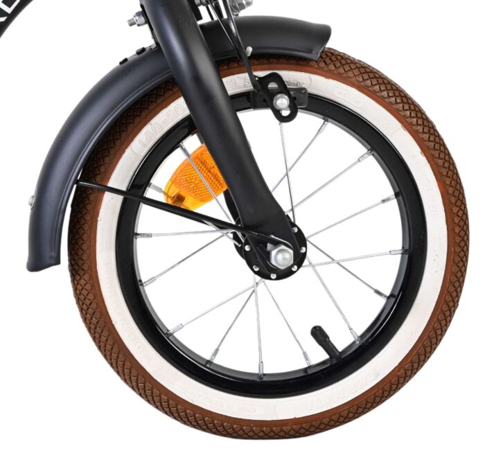 Volare Black Cruiser Kinderfiets - Jongens - 12 inch - Zwart - Afbeelding 3