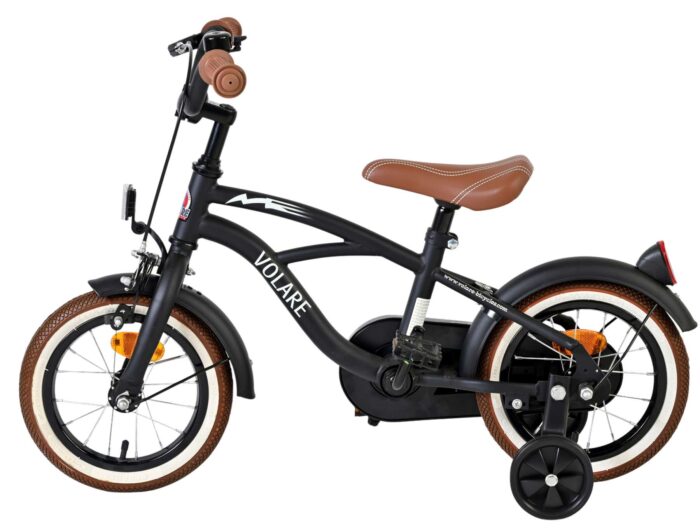 Volare Black Cruiser Kinderfiets - Jongens - 12 inch - Zwart - Afbeelding 7