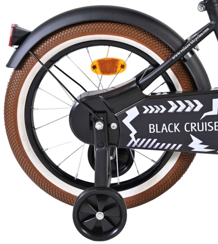 Volare Black Cruiser Kinderfiets - Jongens - 16 inch - Zwart - Afbeelding 2