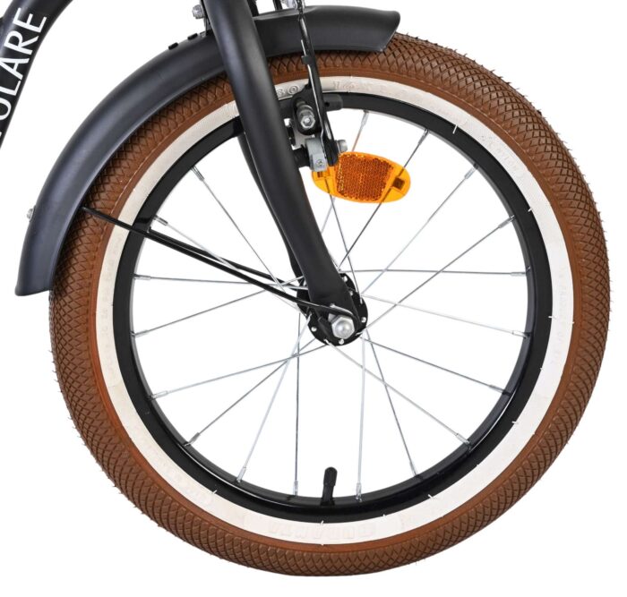 Volare Black Cruiser Kinderfiets - Jongens - 16 inch - Zwart - Afbeelding 3