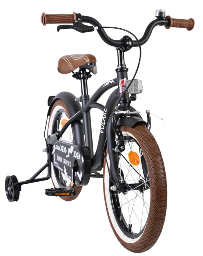 Volare Black Cruiser Kinderfiets - Jongens - 16 inch - Zwart - Afbeelding 5