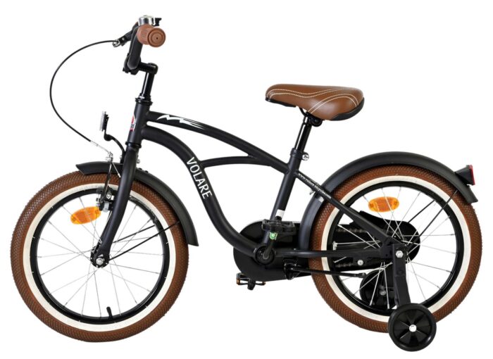 Volare Black Cruiser Kinderfiets - Jongens - 16 inch - Zwart - Afbeelding 7