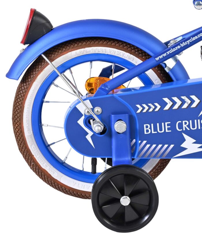 Volare Blue Cruiser Kinderfiets - Jongens - 12 inch - Blauw - 85% afgemonteerd - Afbeelding 2