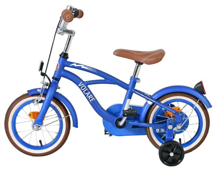 Volare Blue Cruiser Kinderfiets - Jongens - 12 inch - Blauw - 85% afgemonteerd - Afbeelding 7