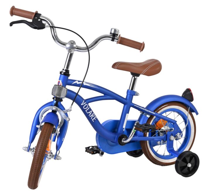 Volare Blue Cruiser Kinderfiets - Jongens - 12 inch - Blauw - 85% afgemonteerd - Afbeelding 8