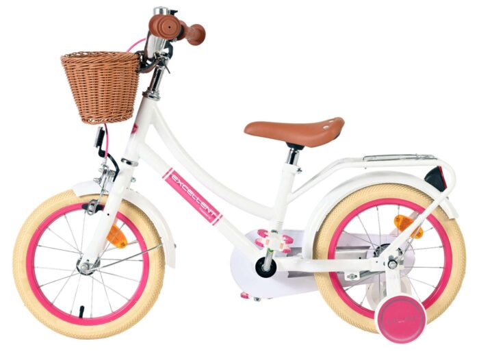 Volare Excellent Kinderfiets - Meisjes - 14 inch - Wit - Afbeelding 7
