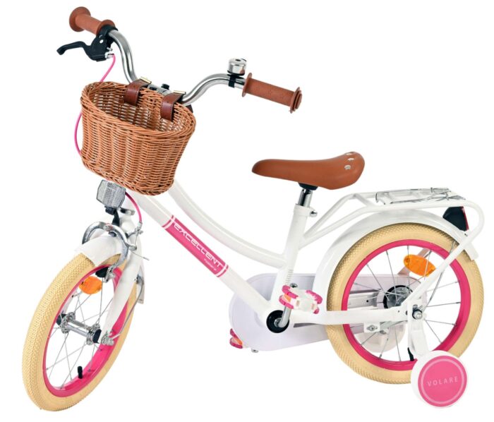 Volare Excellent Kinderfiets - Meisjes - 14 inch - Wit - Afbeelding 8