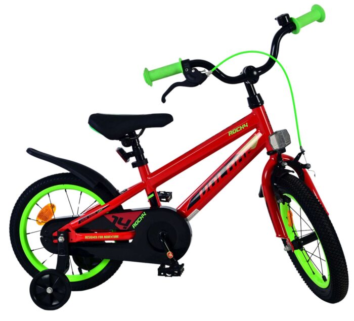 Volare Rocky Kinderfiets - Jongens - 14 inch - Rood - Afbeelding 10