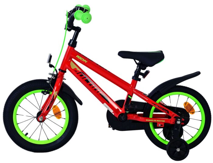 Volare Rocky Kinderfiets - Jongens - 14 inch - Rood - Afbeelding 7