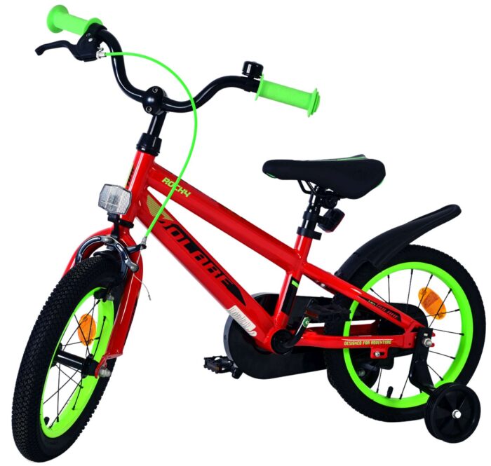 Volare Rocky Kinderfiets - Jongens - 14 inch - Rood - Afbeelding 8