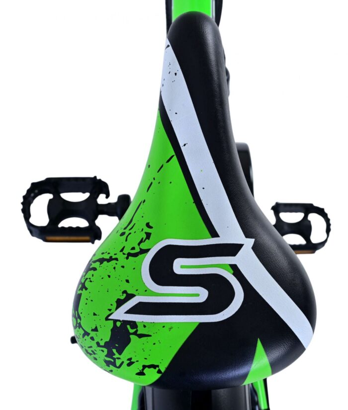 Volare Sportivo Kinderfiets - Jongens - 24 inch - 7 Speed - Zwart Groen - Afbeelding 4