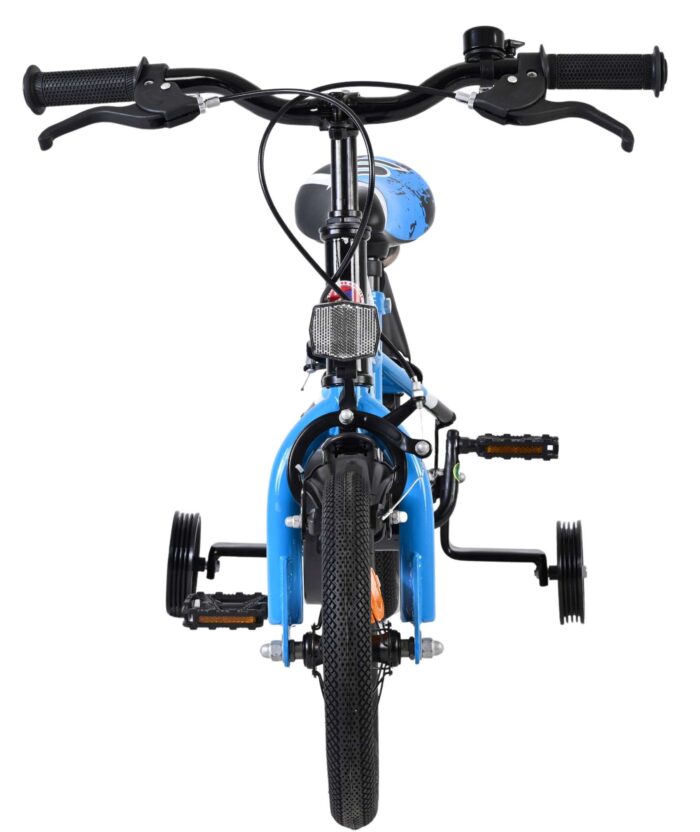 Volare Sportivo Kinderfiets - Jongens - 12 inch - Blauw Zwart - Twee Handremmen - Afbeelding 6