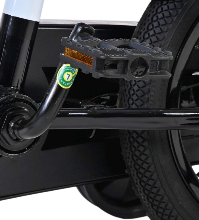 Volare Sportivo Kinderfiets - Jongens - 12 inch - Blauw Zwart - Twee Handremmen - Afbeelding 9