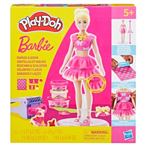 Play-Doh Barbie ruffles and bows