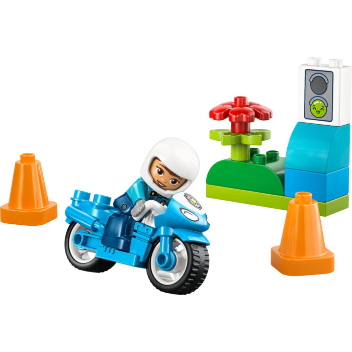 LEGO 10471 Duplo Town Blauwe Politiemotor - Afbeelding 2