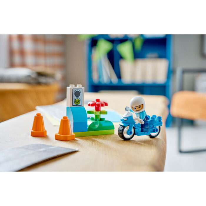 LEGO 10471 Duplo Town Blauwe Politiemotor - Afbeelding 6