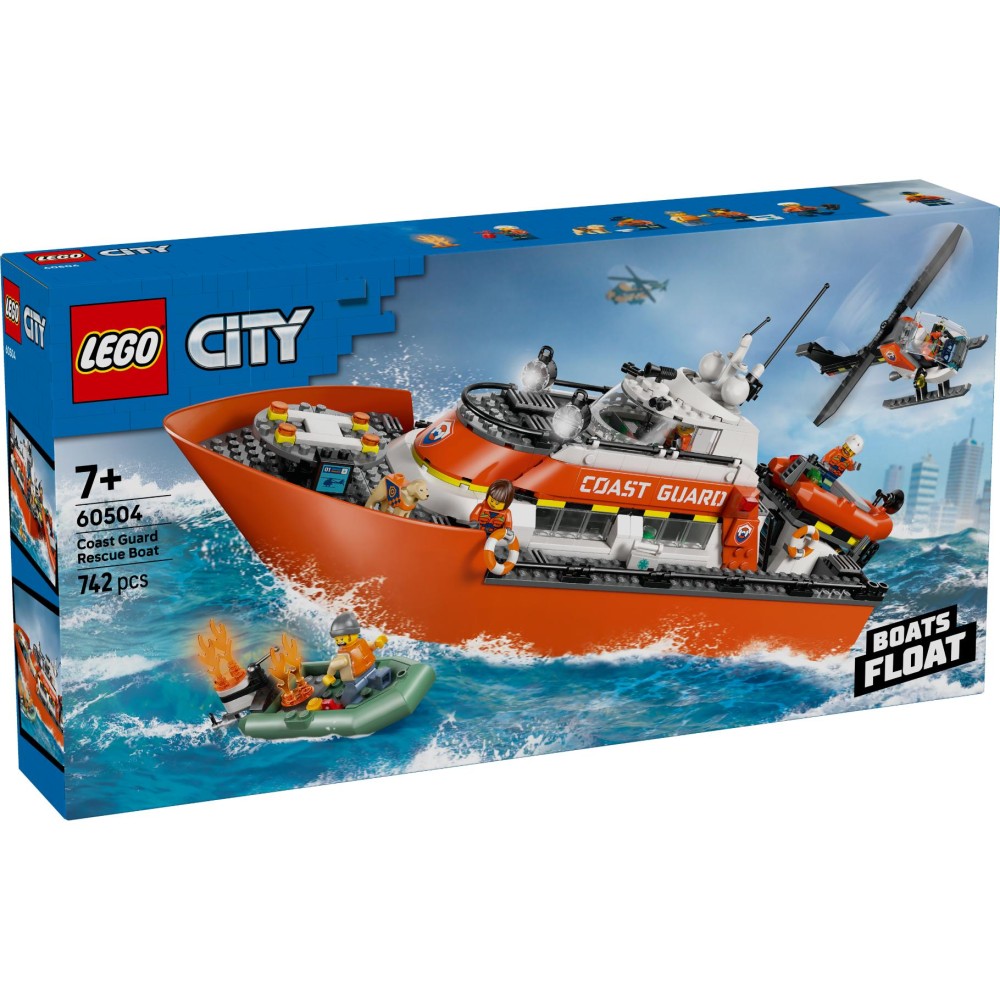 LEGO City Exploration 60504 Kustwacht  Reddingsboot Met Helikopter