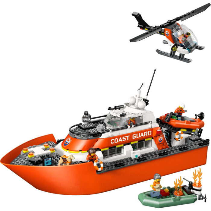 LEGO City Exploration 60504 Kustwacht  Reddingsboot Met Helikopter - Afbeelding 2