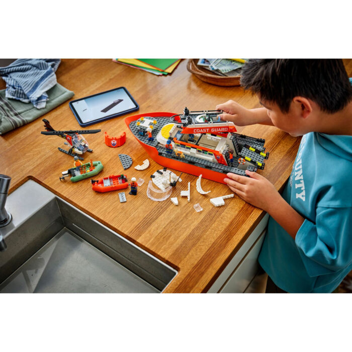LEGO City Exploration 60504 Kustwacht  Reddingsboot Met Helikopter - Afbeelding 3